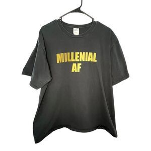 “Millennial AF” Funny Graphic Short Sleeve T-Shirt